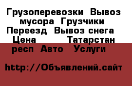 Грузоперевозки. Вывоз мусора. Грузчики. Переезд. Вывоз снега › Цена ­ 250 - Татарстан респ. Авто » Услуги   